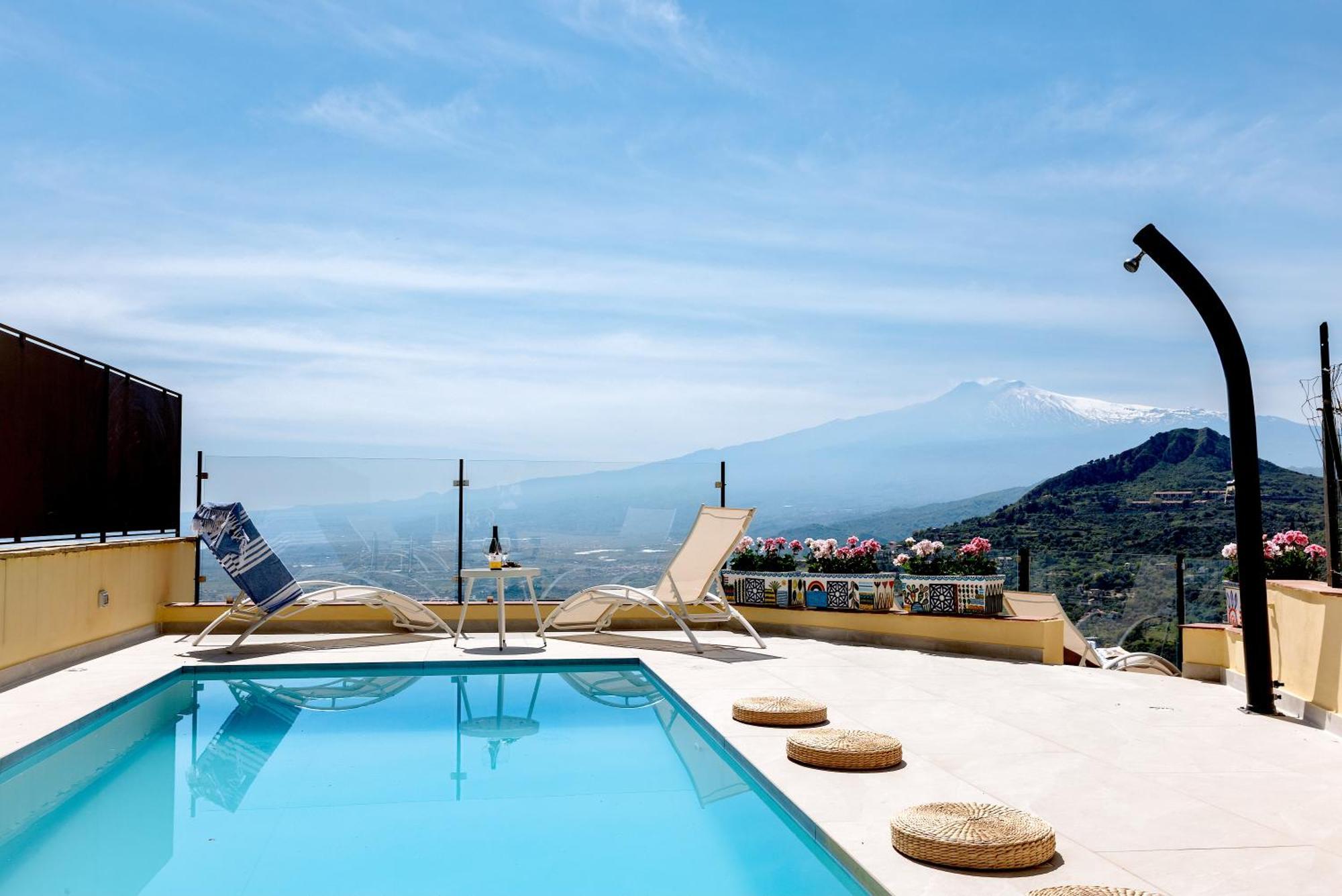 Villa Da Vinci Luxury Panoramic Apartments - Taormina Rooms Collection Экстерьер фото
